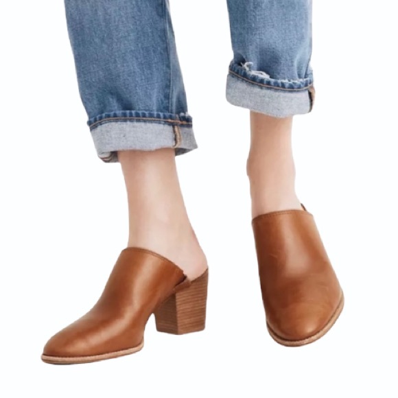 Madewell Shoes - Madewell Harper brown slip on clogs mules